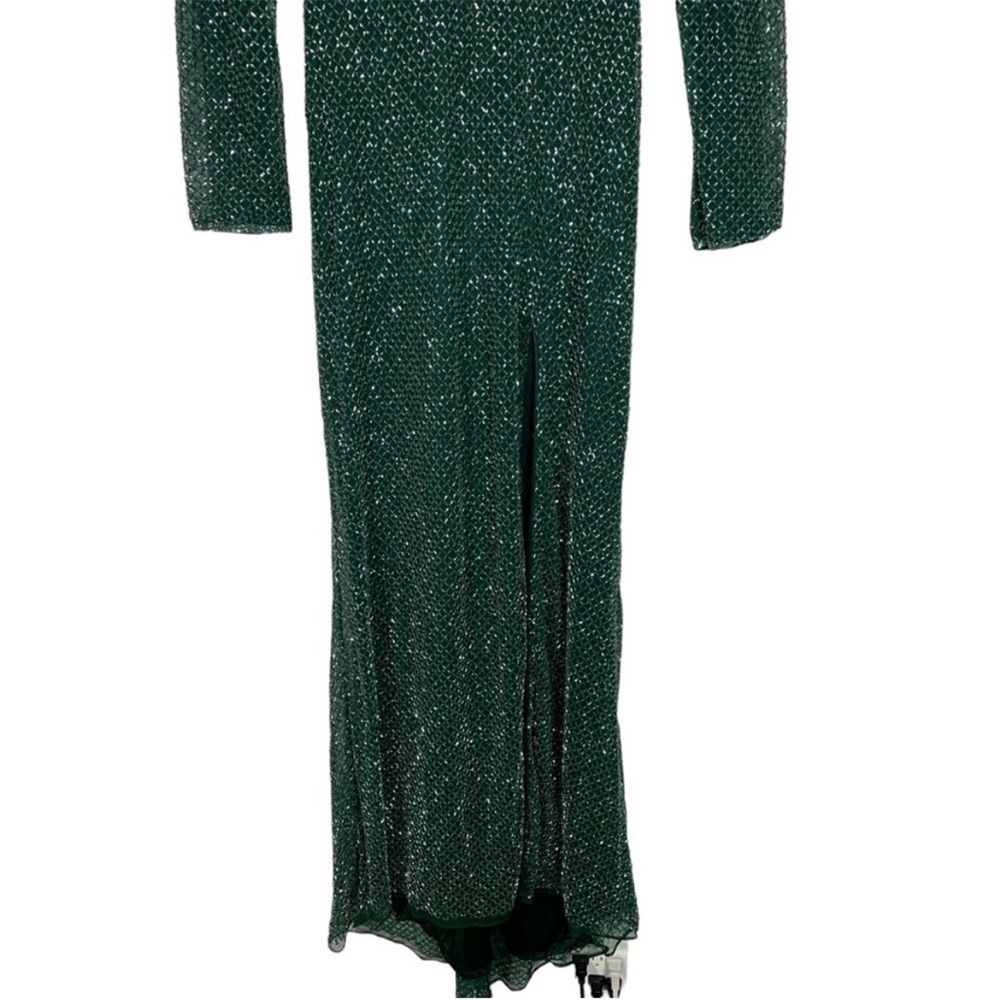 Mac Duggal Beaded Embellished Formal Maxi Gown Dress Size 10 - Picture 7 of 12